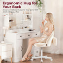 VINGLI Modern Multifunctional Criss Cross Chair For Office/Vanity/Kitchen CH710