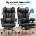 COMHOMA Big Headrest 400LBS Big and Tall Office Chair CH610