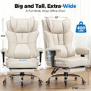 COMHOMA Big Headrest 400LBS Big and Tall Office Chair CH610