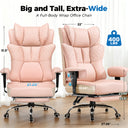 COMHOMA Big Headrest 400LBS Big and Tall Office Chair CH610