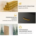 COMHOMA Vanity Desk with Mirror and Lights, 4 Drawers & Storage Shelves B1006-CH