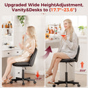 COMHOMA Small Criss Cross Office Chair, Vanity Chair CH710