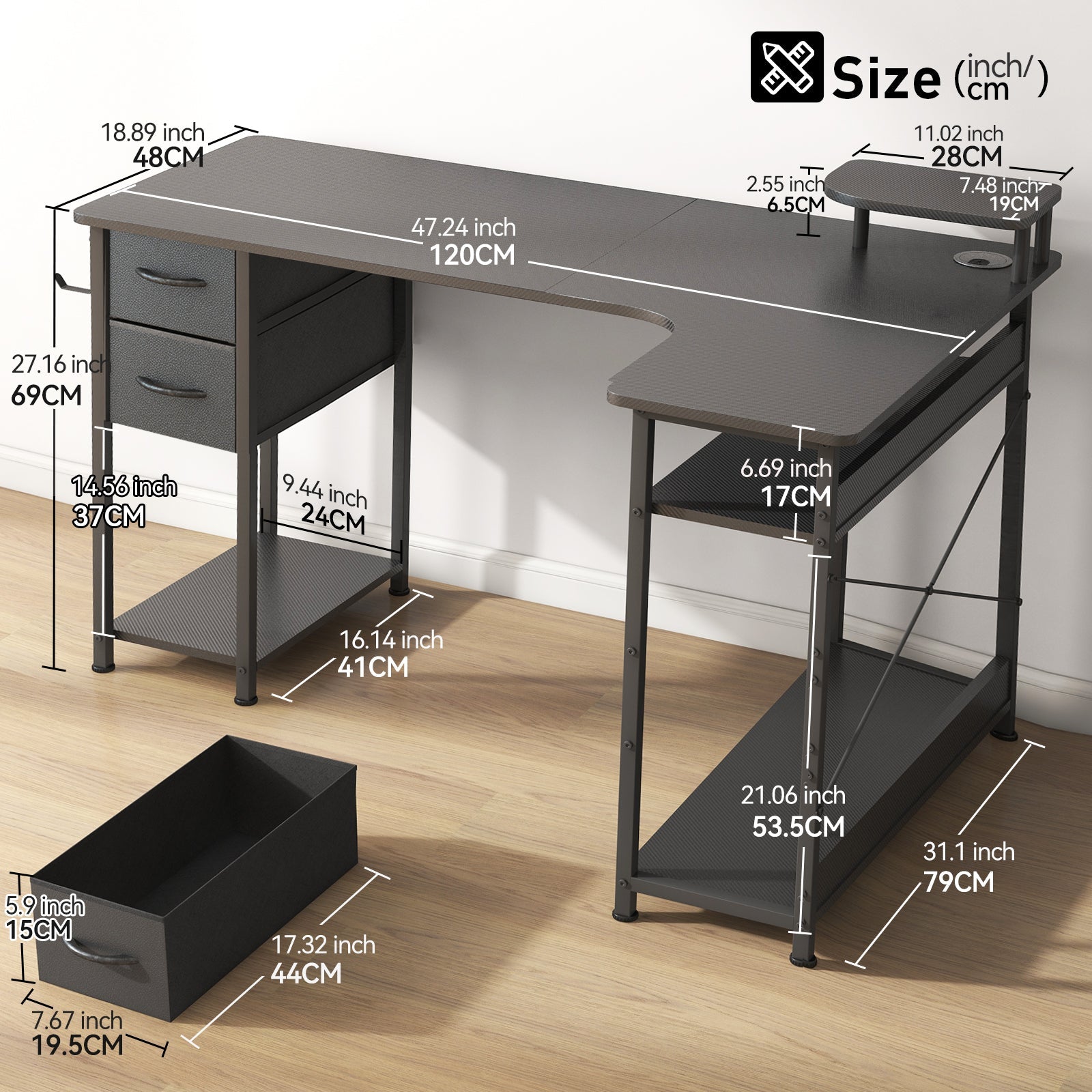 Size&Color_120cm & Black