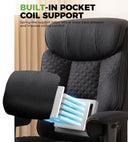 [Mid-Year Sale] COMHOMA Upgraded Big and Tall Office Chair 400LBS with Pillow & Adjustable Armrest CH510/CH511