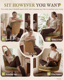 Mid Century Modern Office/Vanity/Dinning Chair CH400-Lucklife