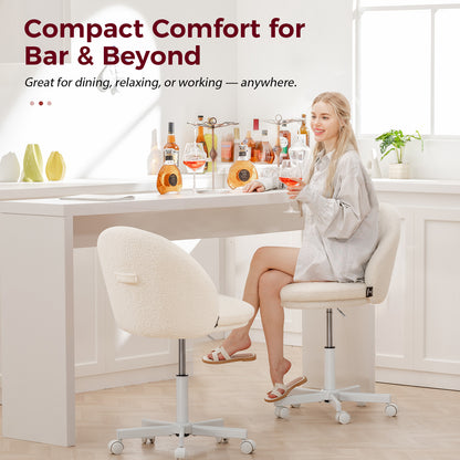 GTPLAYER Small Criss Cross Office Chair, Vanity Chair CH710