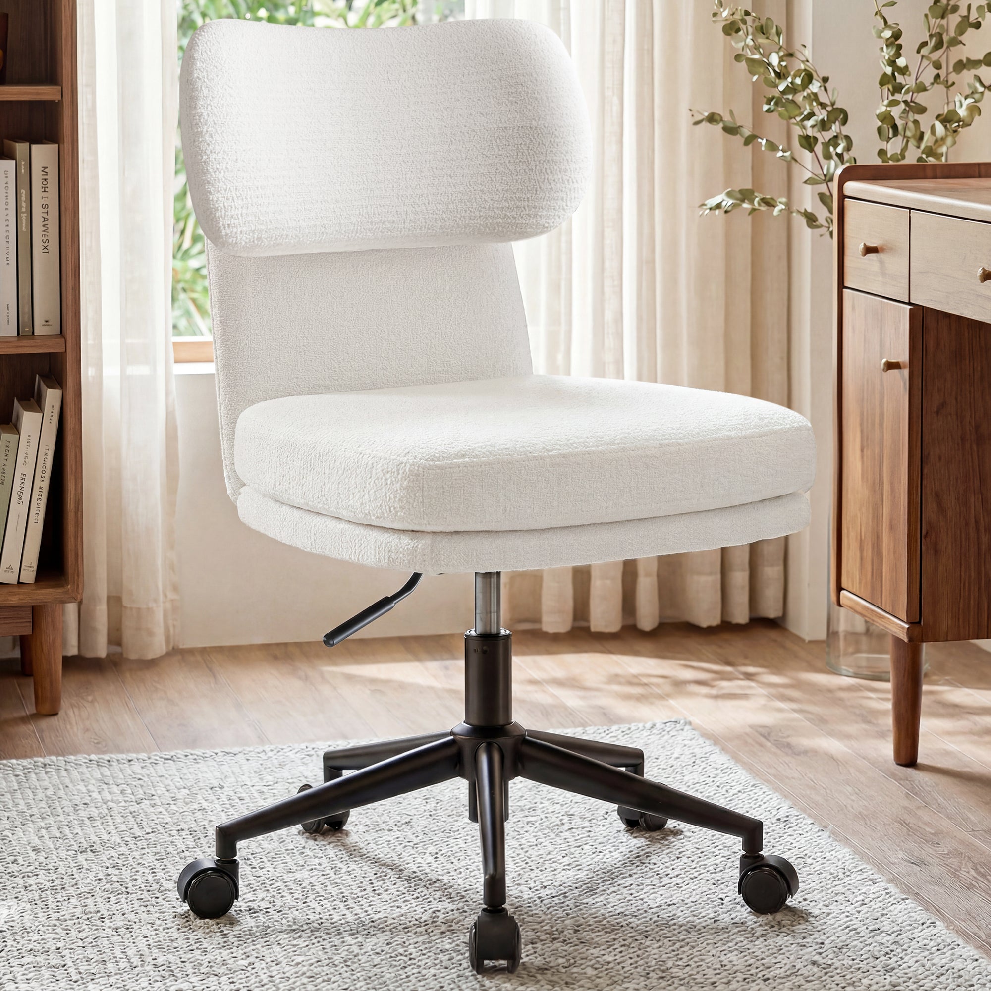 Mid Century Modern Office/Vanity/Dinning Chair CH400-Lucklife
