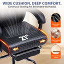 Cloudrest Pro® Big & Tall Office Chair with Pillow, Footrest & Linkage Armrests 350LBS CH630-SP