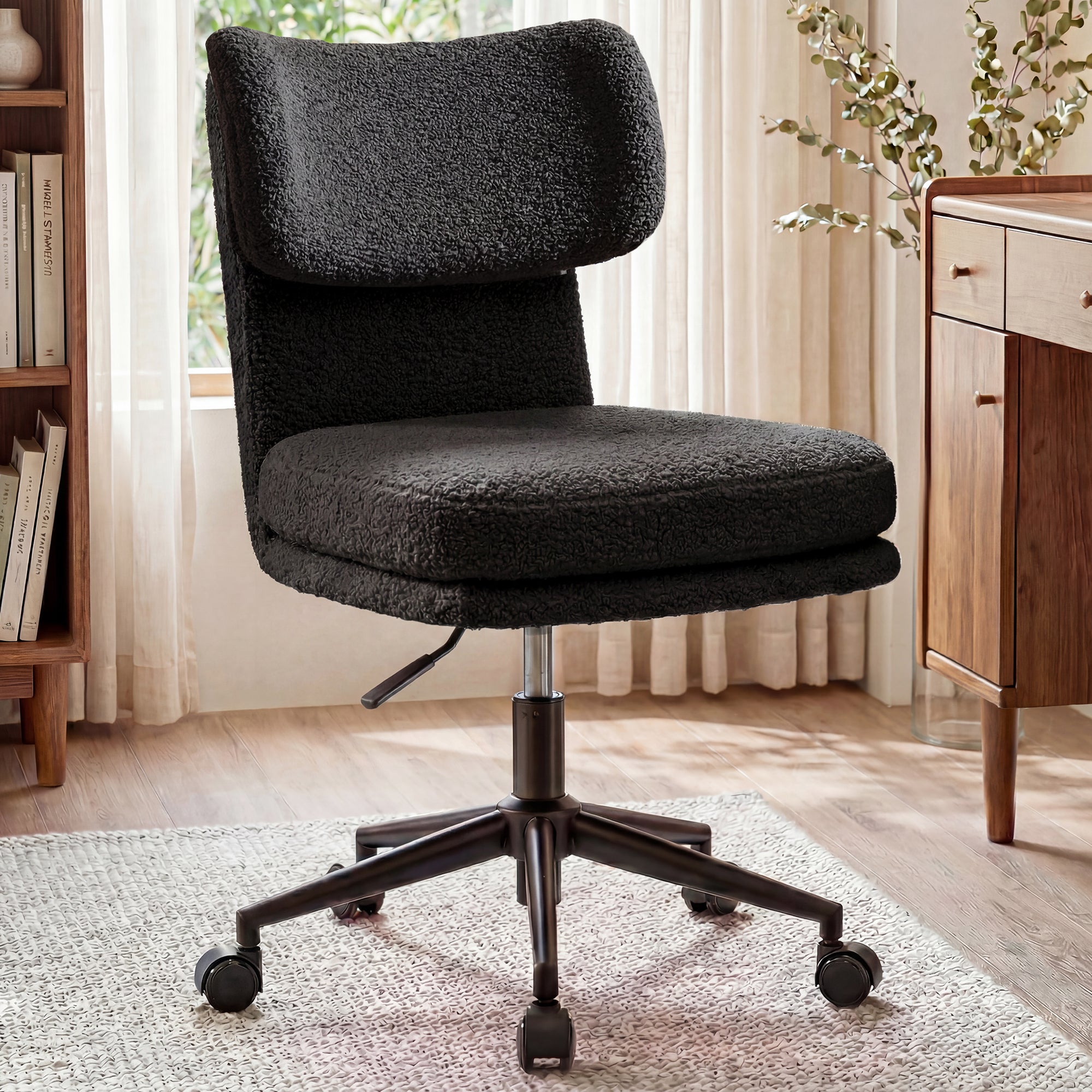 Mid Century Modern Office/Vanity/Dinning Chair CH400-Lucklife