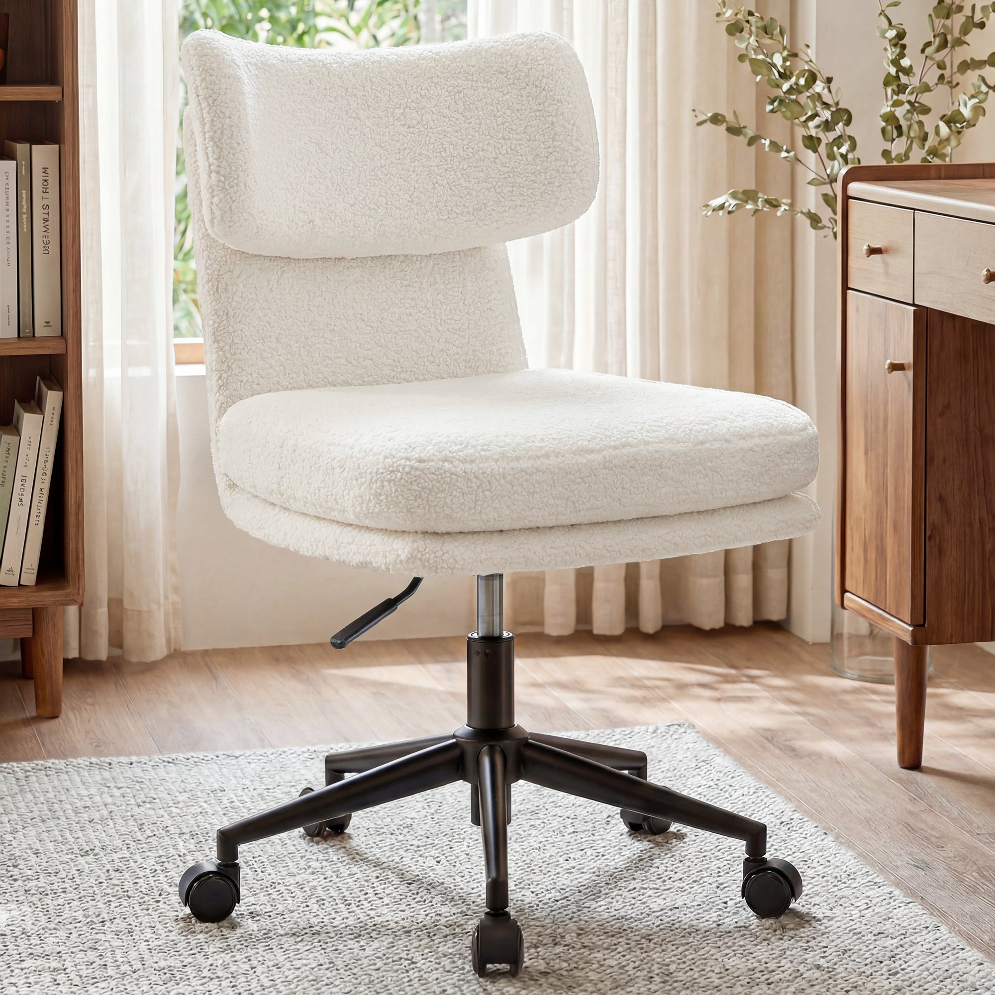 Mid Century Modern Office/Vanity/Dinning Chair CH400-Lucklife