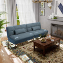 COMHOMA 72“ Convertible Futon Sofa Bed with Adjustable Backrest B001