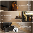 COMHOMA Small 3 in 1 Makeup Vanity Desk with Mirror and Lights B400