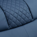 COMHOMA PU Leather Massage Recliner with LED Lighting H7137