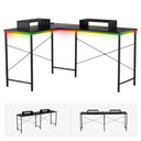 GTRACING L-Shaped RGB Gaming Desk GTZ-410