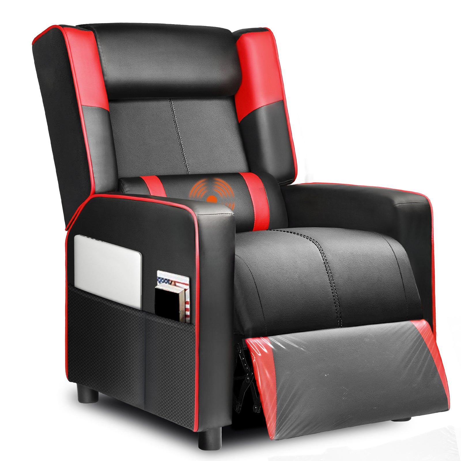 GTPLAYER® Gaming Massage Recliner with Bluetooth Speakers GT208M
