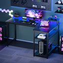 COMHOMA L Shaped Carbon Fiber Office & Gaming Desk DL001