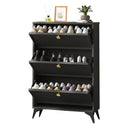 COMHOMA Shoe Storage Cabinet with 3  Flip Drawers