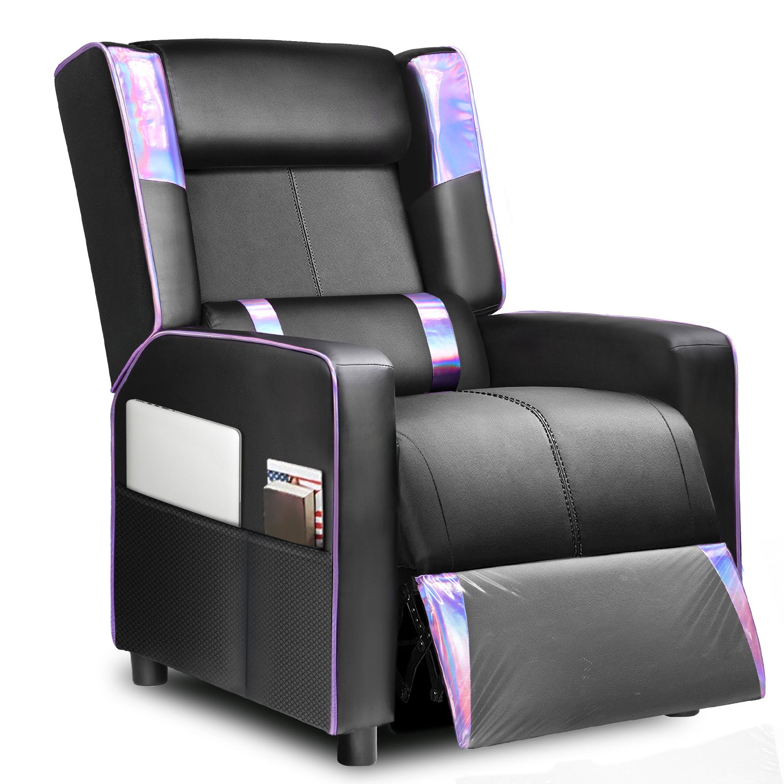 GTPLAYER® Gaming Massage Recliner with Bluetooth Speakers GT208M