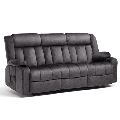 COMHOMA Recliner with Swivel, Massage & Heat H1148