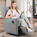 COMHOMA Manual Textile 360° Swivel Manual Rocker Recliner H7030
