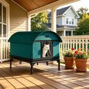 LUCKLIFE® Heated Outdoor Cat House, Weatherproof Shelter with Heating Pad, Winter Use PET06