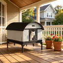 LUCKLIFE® Heated Outdoor Cat House, Weatherproof Shelter with Heating Pad, Winter Use PET06