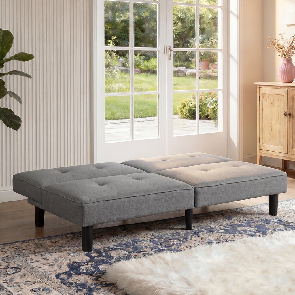 COMHOMA Futon Sofa Bed 67"x31.5" B010, Gray