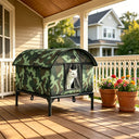 LUCKLIFE® Heated Outdoor Cat House, Weatherproof Shelter with Heating Pad, Winter Use PET06