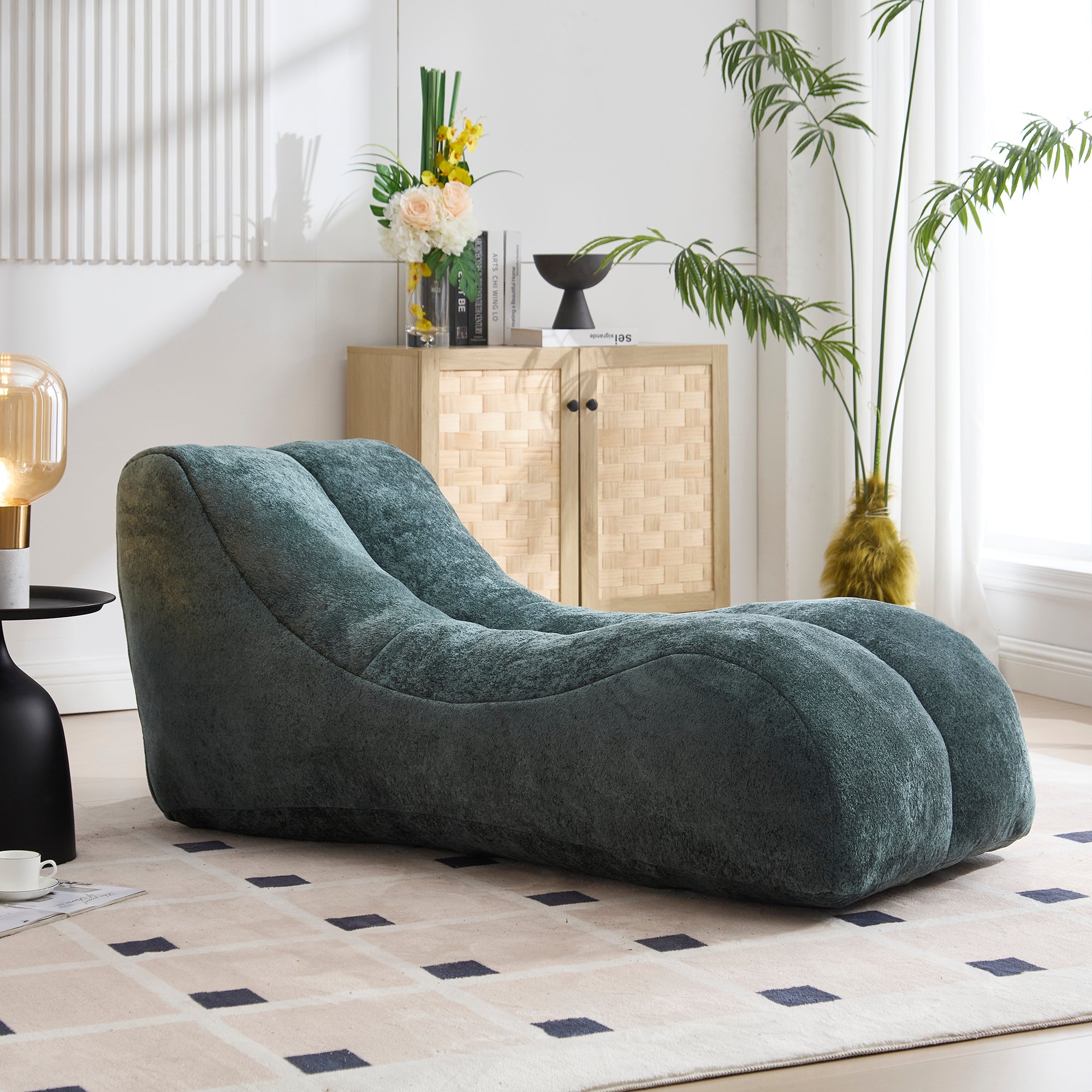 Creative bean bag sofa chair for adults  filled  with high-quality sponge that is plump and elastic fitting the curves of the human body and providing gentle support to the body in all as