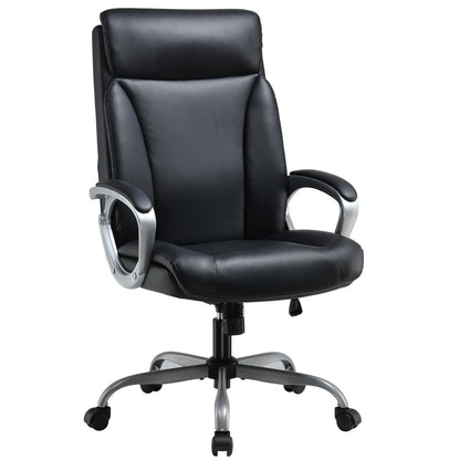 COMHOMA PU leather Executive Office Chair with Lumbar Back CH128N