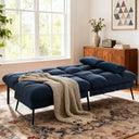 COMHOMA® 72“ Convertible Futon Sofa Bed with Adjustable Backrest B001