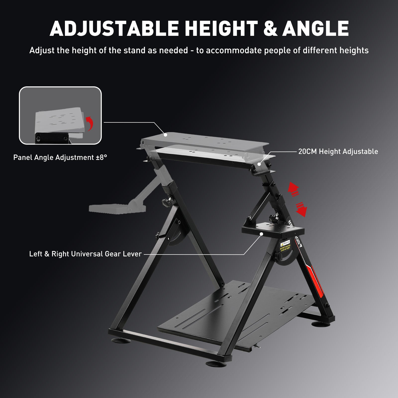 GTPLAYER Sim Racing Wheel Stand Simulator GT-S04