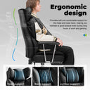 COMHOMA® Big and Tall Ergonomic Office Chair with Linkage Armrest & Wide Seat