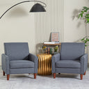 COMHOMA Single sofa chair for bedroom living room with four wooden legs-H309