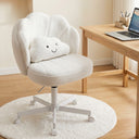 COMHOMA Petal Cute Vanity Chair, Height Adjustable CH718
