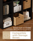 6/8/9 Cubes Wood Storage Organizer with Open Back and Removable Back Panels B3001-LUCKLIFE