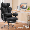 COMHOMA Upgraded Big and Tall Office Chair 400LBS with Pillow, Adjustable Armrest CH510