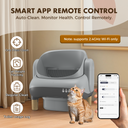 COMHOMA® Self Cleaning | Open Top Cat Automatic Litter Box, APP Control and Weight Monitoring