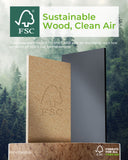 6/8/9 Cubes Wood Storage Organizer with Open Back and Removable Back Panels B3001-LUCKLIFE