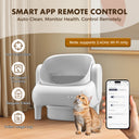 COMHOMA® Self Cleaning | Open Top Cat Automatic Litter Box, APP Control and Weight Monitoring
