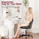 COMHOMA Small Criss Cross Office Chair, Vanity Chair CH710