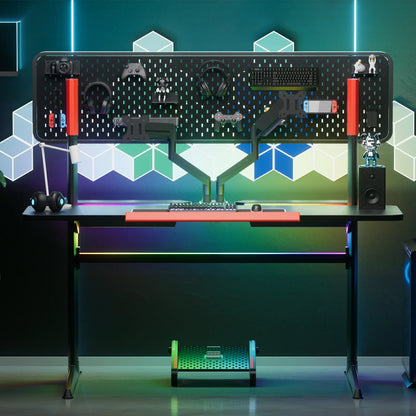 【Coming Soon】Pillars Series Gaming Pegboard Desk GTP-430 - GTRACING