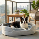 Comhoma Dog & Cat Bed DX-QC-DH, Washable Granular Sponge Cuddler Pet Bed Non-Slip Bottom Nest Bed for Small Medium Large Dogs and Cats