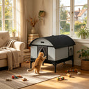 LUCKLIFE® Heated Outdoor Cat House, Weatherproof Shelter with Heating Pad, Winter Use PET06