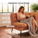 COMHOMA 72“ Convertible Futon Sofa Bed with Adjustable Backrest B001