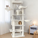 68 inch Multi-Level Cat Tree with Hammocks, Hanging Basket, Scratching Posts - Perfect for Multiple Cats