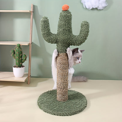 Christmas and Halloween Gift, Durable Cactus Cat Scratcher - Engaging Fun Indoor Play Toy, Promotes Claw Health And Active Exercise