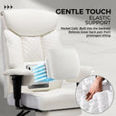 COMHOMA Big and Tall Office Chair 400lbs, 90°-150° Recline CH810