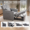COMHOMA 5 Adjustable Angles Sleeping Sofa Bed with 2 Cup Holders HS101