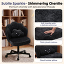 COMHOMA Petal Cute Vanity Chair, Height Adjustable CH718